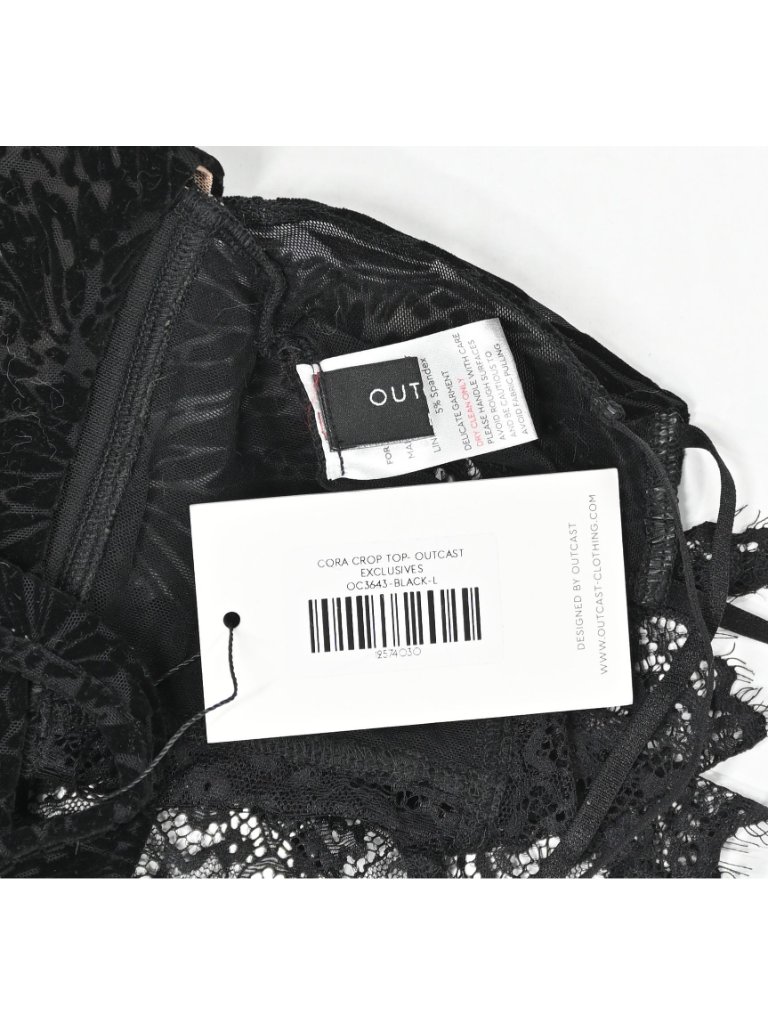 Outcast Cora Crop Top In Black — image 4 of 4